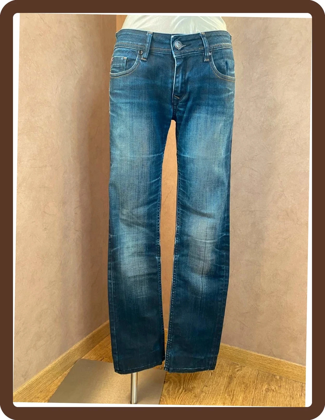 Jean brut droit Kaporal 5 T38 Modèle BONY Regular, denim authentique & stretch
